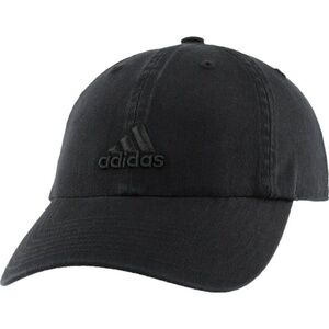 Adidas Women's Saturday Relaxed Adjustable Cap, Black/Black, One Size
